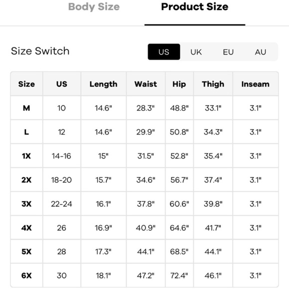 BloomChic Plus Size XL Laser Cut Elastic Waist Scalloped Trim Shorts us14-16 - Picture 7 of 7